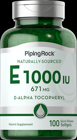 1531 PIP Natural E-1000 IU d-alpha Softgels 100