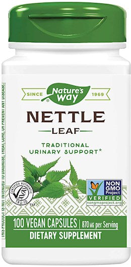 41623 Natures Way Stinging Nettles 500 mg  (leaves) 100