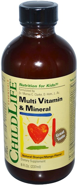 40786 Child Life Children's Liq Multi  Minl Org Mango 8z