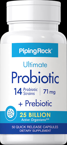 5031 PIP Probiotic 25 Billion w/FOS Caps 50