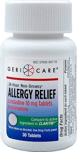 40808 Geri-Care Loratadine 10mg  30 Tablets