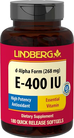 21250 LN Nat  E Mixed Tocopherols 400IU 180SG (LN1483)