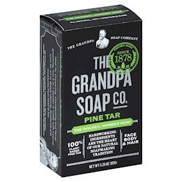 39724 Grandpa's Pine Tar Bar Soap 3.25 oz