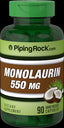 10890 PIP Monolaurin 550 mg 90 Capsules 8-6-F