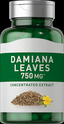 3123 PIP Damiana Leaves 750 mg 200 Capsules