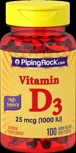 1582 PIP D3 1000 IU 100 Softgels