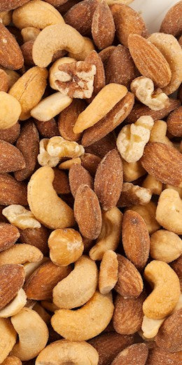 60280 PIP Deluxe Mixed Nuts R/S 1 lb (20#)
