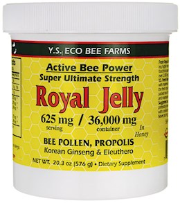 40896 YS Organics Royal Jelly in Honey 20.3 oz