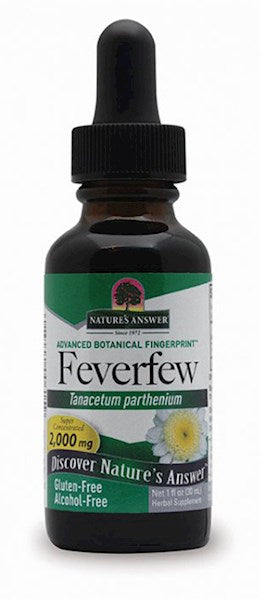 40413 Nat Answe Feverfew Leaf  Liquid Extract AF 1 fl oz