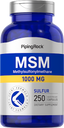43 PIP MSM 1000mg Capsules 250