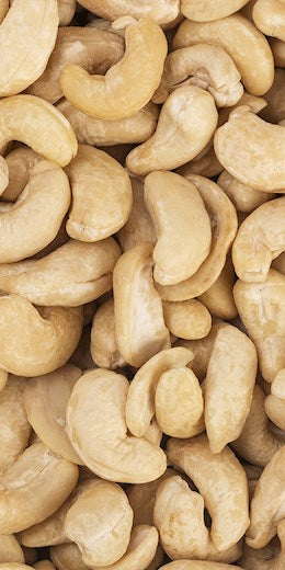 60650 PIP Cashews Raw Whole Unsalted  1 lb (50#)