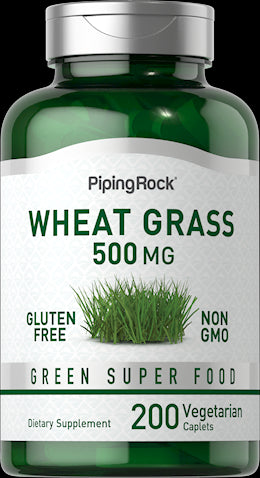 40206 PIP Wheat Grass 500mg  200 Caplets (LN40206)