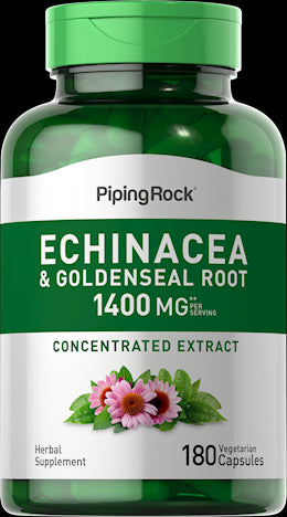 3270 PIP Echinacea & Goldenseal Root Capsules 180