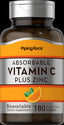 16912 PIP Vitamin C + Zinc 180 Softgels
