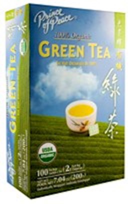 39766 Prince Of P ORGANIC GREEN TEA  100 Bags