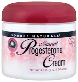 41544 Source Nat Progesterone Cream  Natural 4 oz Jar