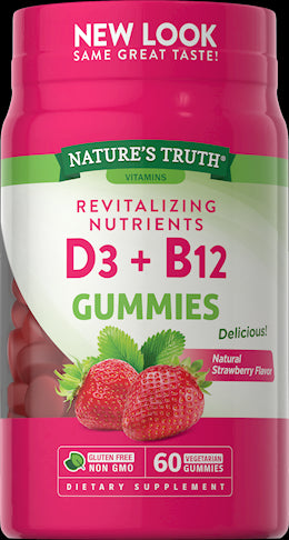 18771 Vitamin D3+B12 60 Gummies (NT18771)
