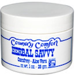 40350 Country Comf Herbal Savvy Comfrey Aloe Vera Crm 2z