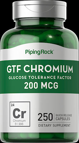 1694 PIP GTF Chromium 200 mcg 250 Capsules