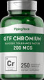 1694 PIP GTF Chromium 200 mcg 250 Capsules