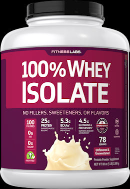 20451 FL 100% Whey Protein Isolate Unflavo 5 lb(FL20451)
