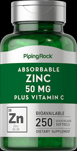 16913 PIP  Zinc + Vit C 250 Softgels