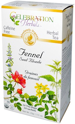 39703 Celebration Herbals Organic Fennel Seed Blonde Tea