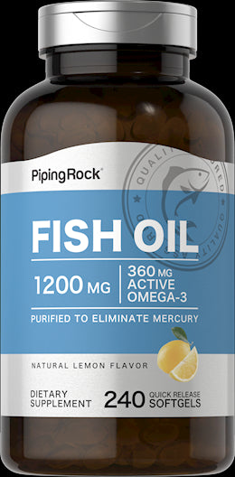 943 PIP Fish Oil 1200 mg Lemon Softgels 240