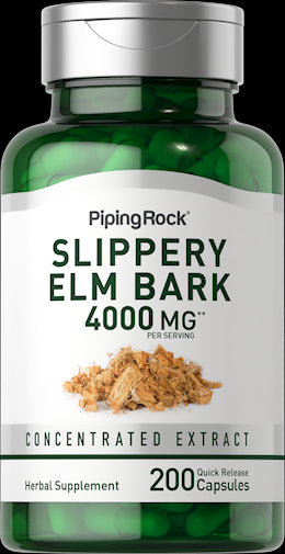 3683 PIP Slippery Elm Bark 2000 mg Capsules 200