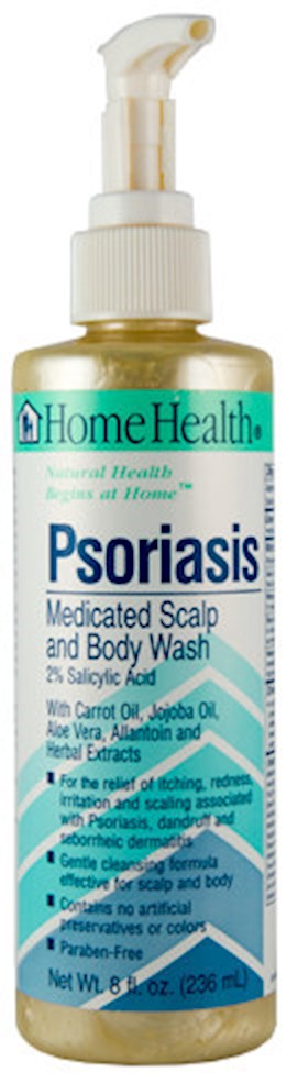 39155 Home Hth Psoriasis Medi Scalp & Body Wash  8 OZ