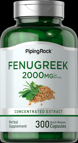 3264 PIP Fenugreek 2000 mg 300 Capsules