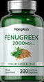 3264 PIP Fenugreek 2000 mg 300 Capsules