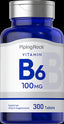 B-6 (Pyridoxine), 100 mg, 300 Tablets-Bottle