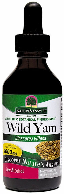 40409 Nat Answer Wild Yam Liquid Extract 2 fl oz