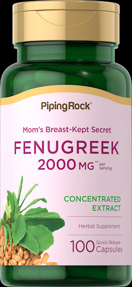 12420 PIP  Fenugreek 2000 mg 100 capsules