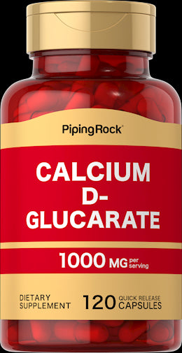 14560 PIP Calcium D-Glucarate 1000 mg 120 Capsules