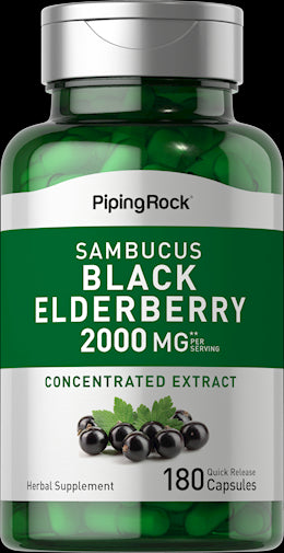 3223 PIP Elderberry 1000 mg Capsues 180