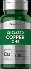 1743 PIP Chelated Copper 300 Tablets
