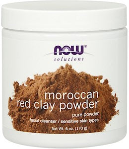 40557 Now Foods Moroccan Red Clay Powder 6 oz Powder