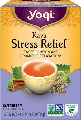 40473 Yogi Kava Stress Relief tea 16 Bags