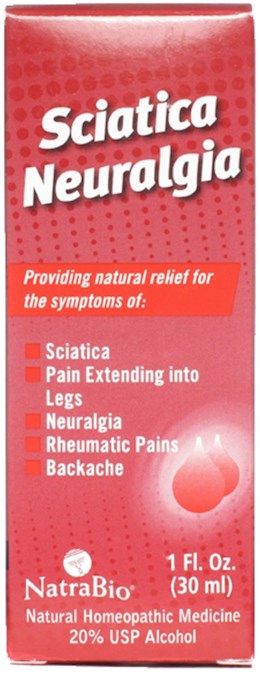 40534 NatraBio Sciatica Neuralgia 1 oz Liq