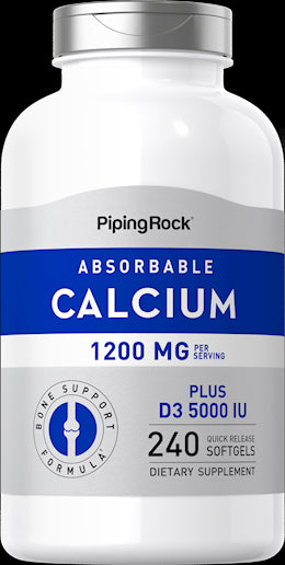 1663 PIP Calcium 1,200 mg Plus D Softgels 240