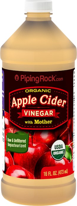 39045 PIP JW Organic Apple Cider Vinegar w/Mother 16 OZ