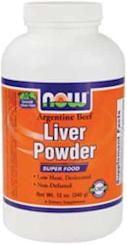 39260 Now Foods Argentine Beef Liver Powder 12 oz