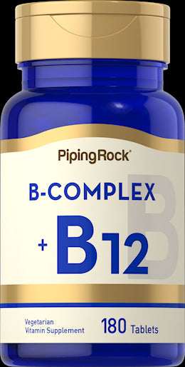 1301 PIP B Complex Plus Vitamin B-12 Tablets 180