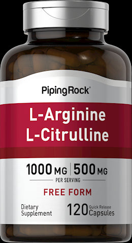 39857 PIP Arginine 500mg Citrulline 250 mg 120 Caps