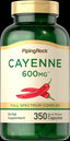 18541 PIP Cayenne 600 mg 350 Capsules