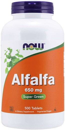 2555 Now Foods  Alfalfa 650 mg Tablets 500