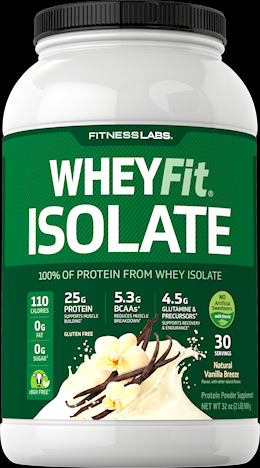 20441 FL WheyFit Isolate Natural Vanilla 2 lb (94-98)