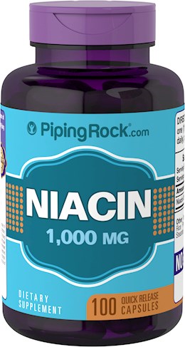 39200 PIP Niacin 1000mg Capsules 100